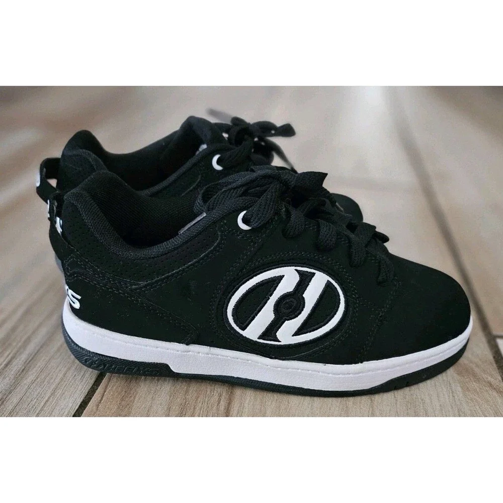 Heelys Black White Wheeled Skate Shoes Sneakers Never Worn